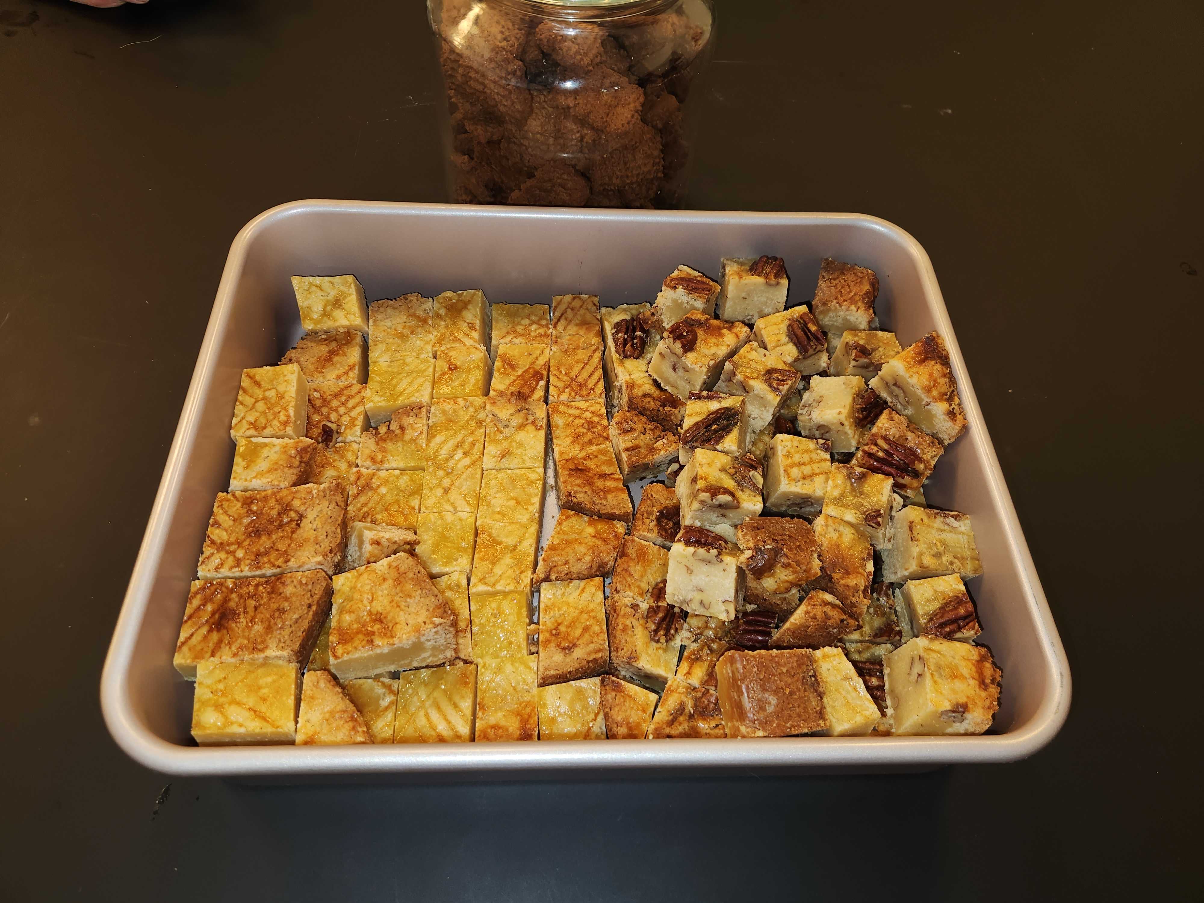 Traditional Dutch boterkoek (butter cake)
