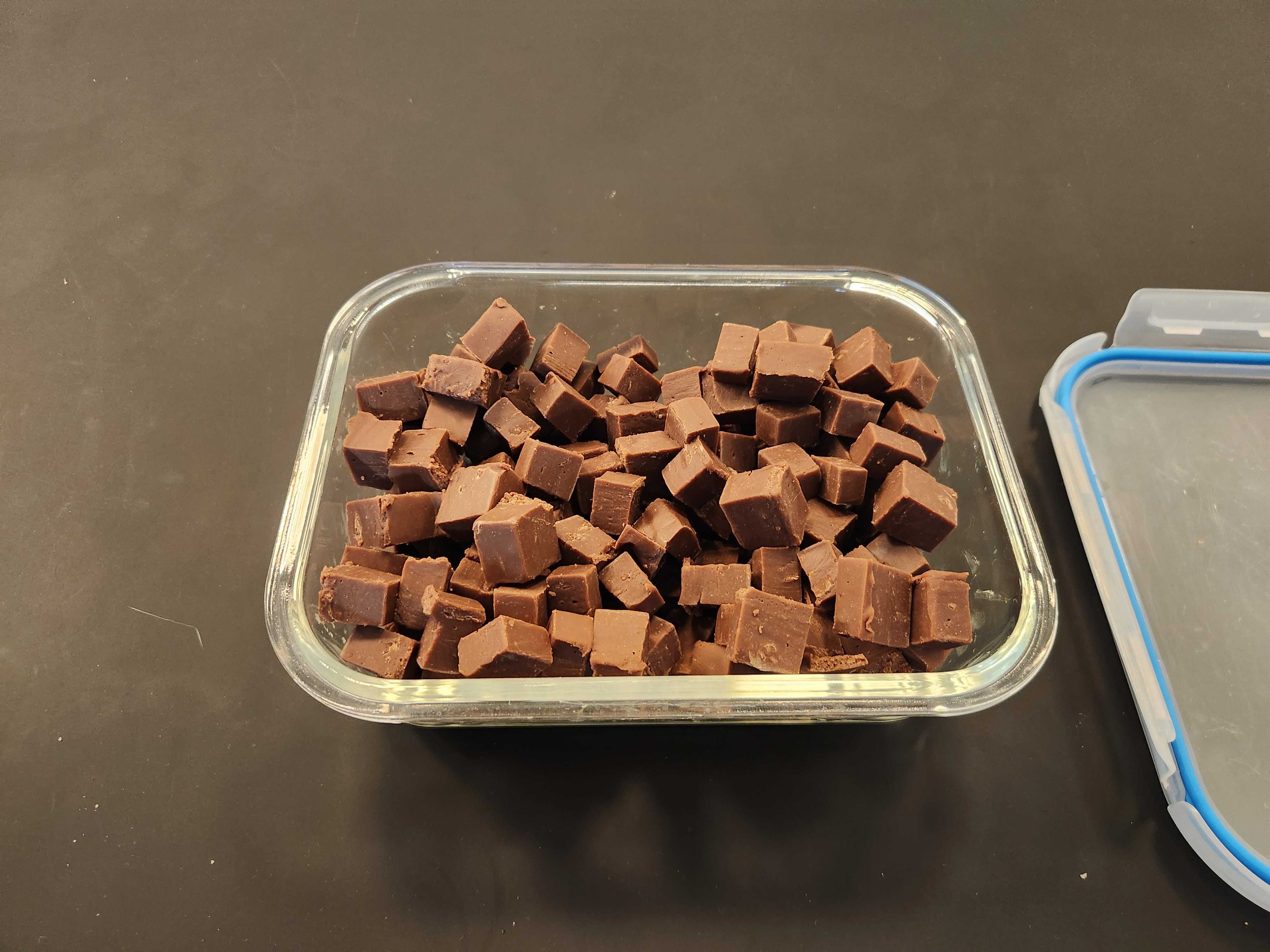 Rich homemade fudge