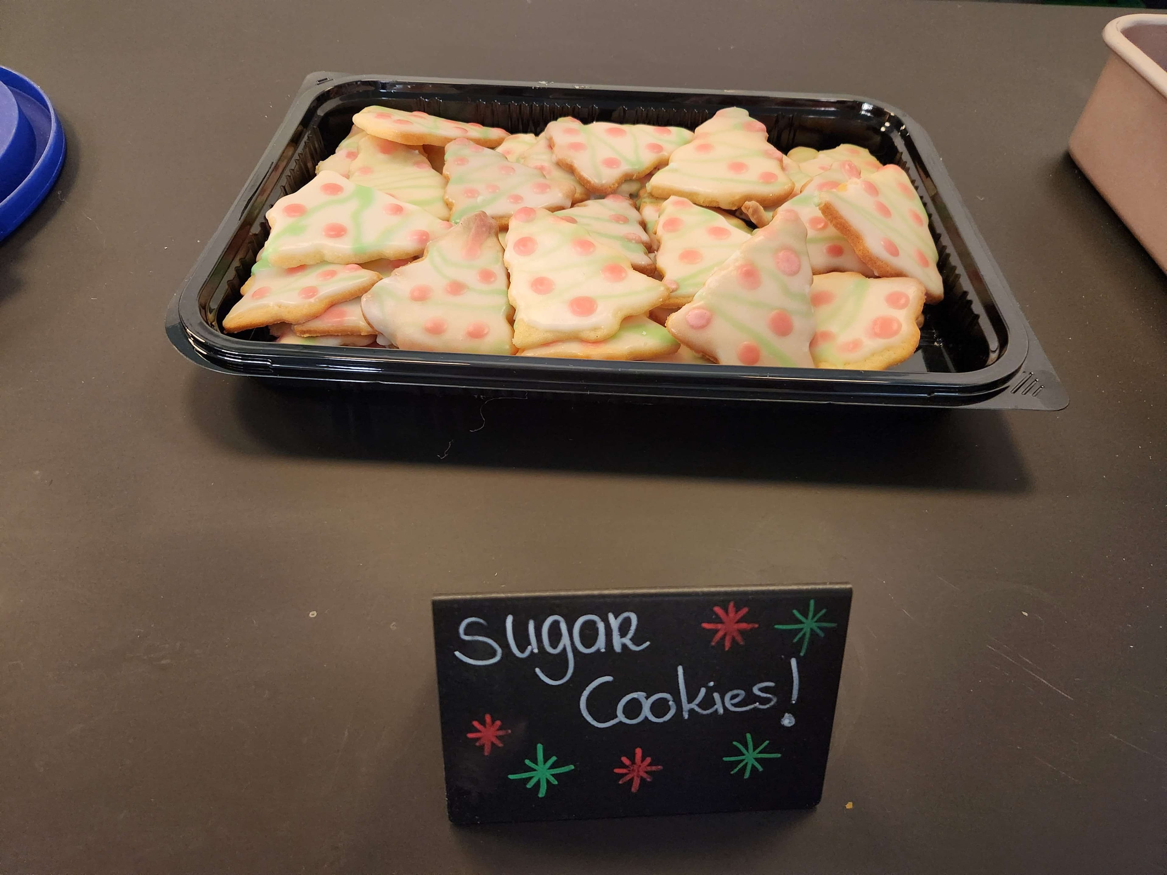 Decorated sugar cookies
